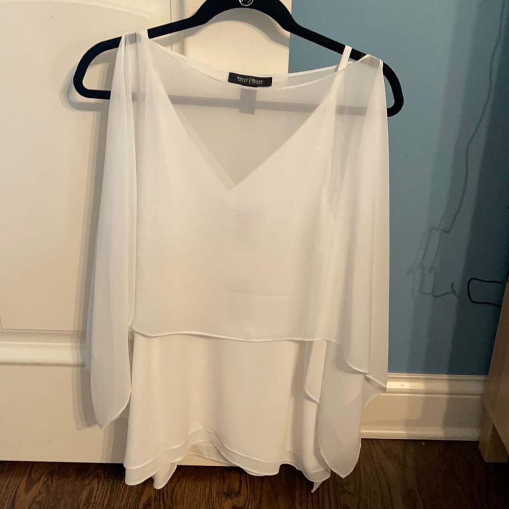 New white house black market double layer blouse